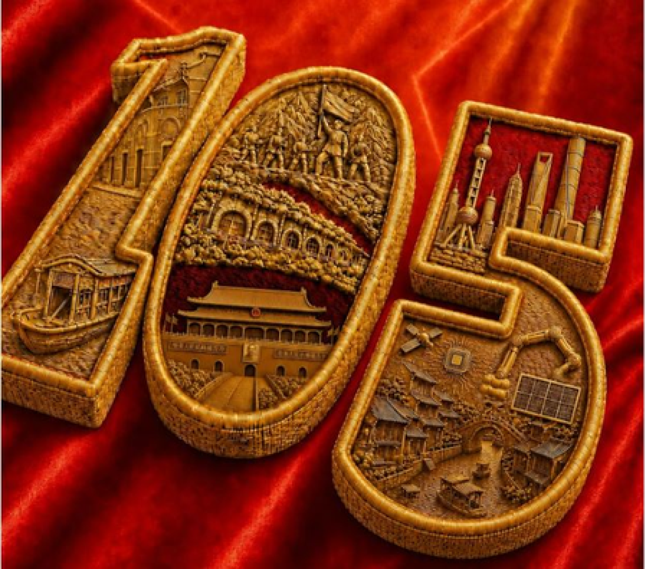 ਚੀਨੀ ਕਮਿਊਨਿਸਟ ਪਾਰਟੀ ਦੀ 105ਵੀਂ ਵਰ੍ਹੇਗੰਠ ਤੇ ਭव्य ਸਮਾਰੋਹ